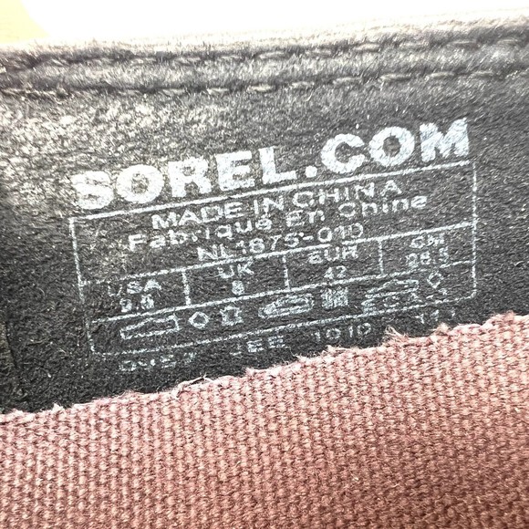 Sorel Sentry Mary Jane Leather Slip Ons Black Womens 9.5 Duck Shoes Sneakers - Picture 12 of 12